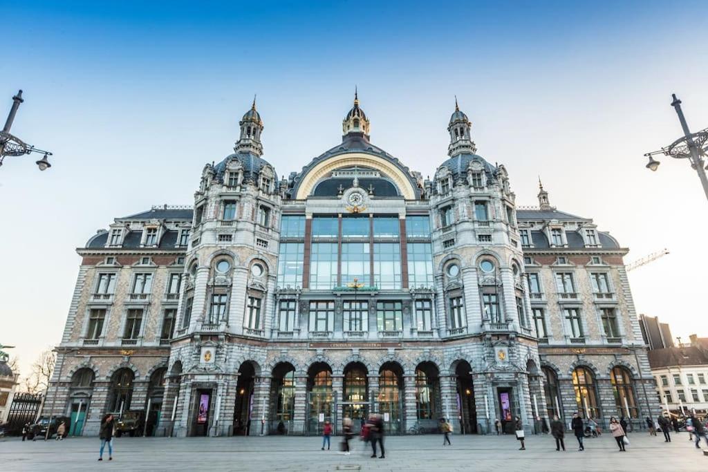 Cosy Appartement Met Tuin In Centrum Antwerpen Gratis Parking Free Parking! Экстерьер фото