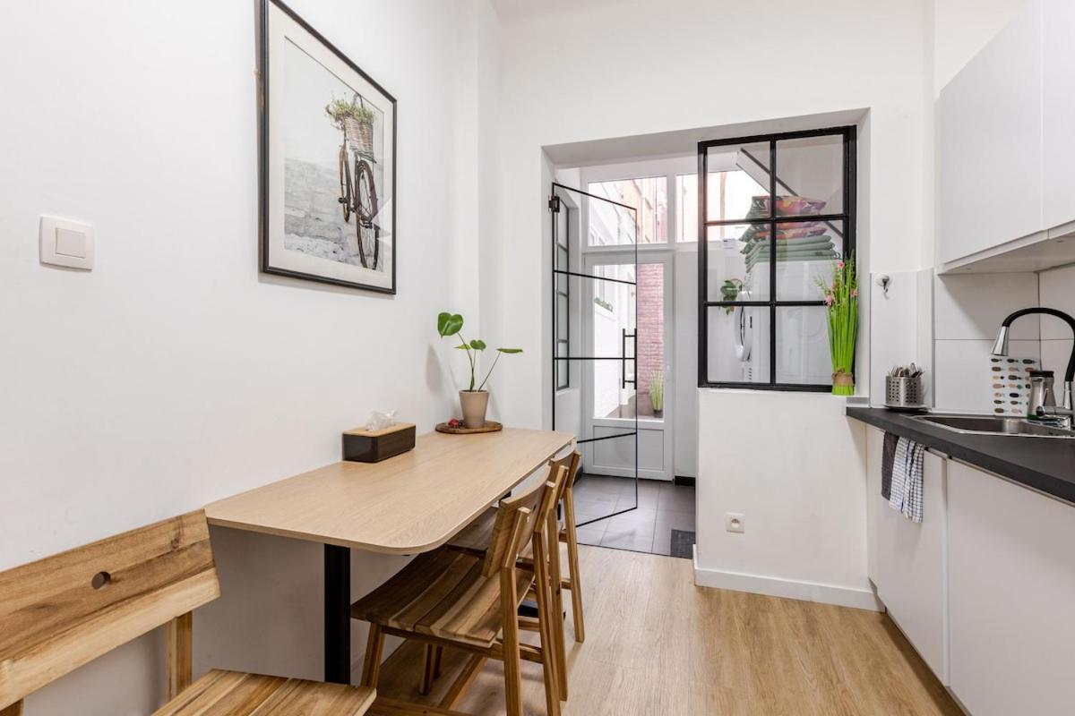 Cosy Appartement Met Tuin In Centrum Antwerpen Gratis Parking Free Parking! Экстерьер фото